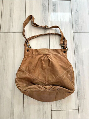 Hobo International Brown Leather Hobo Bag Fall